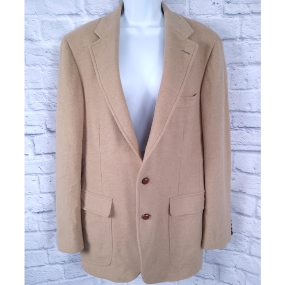 Polo Ralph Lauren Jackets & Blazers - Vintage Unisex Ralph Lauren Polo University Camel Hair Blazer Jacket 42